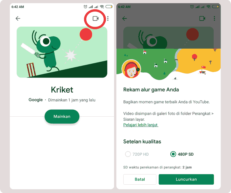 cara merekam layar di hp